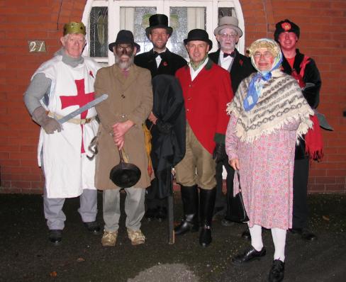 The Warburton Soulers just before departing for the Saracen's Head 1st Nov 2005