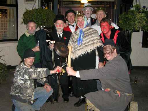 The gang outside the Quarry Bank Inn