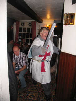King George comes into the Saddler's