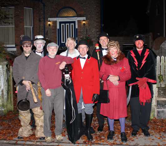 The Gang assembled ready to go out to the Saracen's Head in 2016