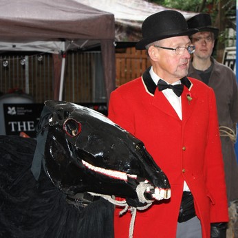 Last two in, the Driver and horse (Photo: Duncan Broomhead)